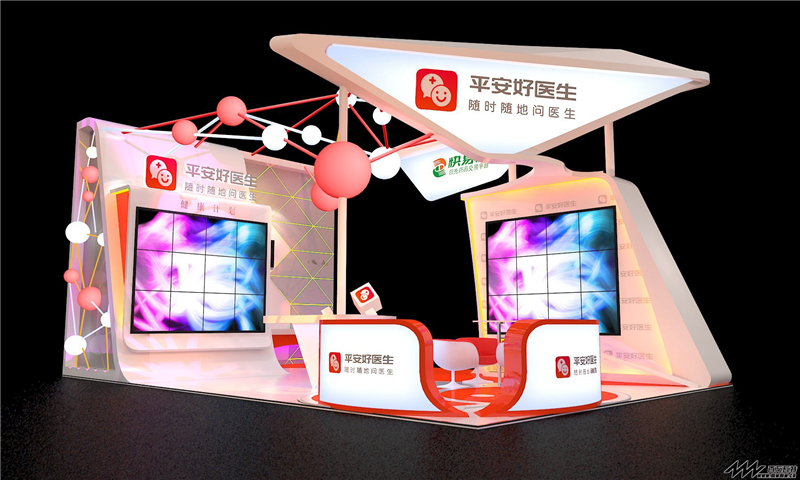 烽火科技參展廣州會展中心展覽設(shè)計展臺搭建5